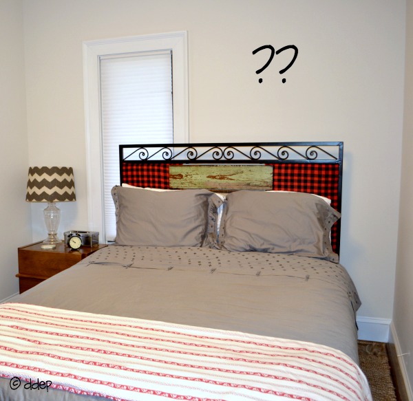 The guest room before was a long beige boring room - thediybungalow.com