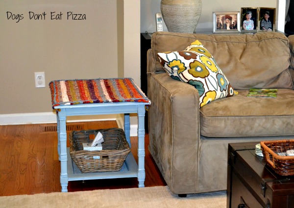 putting the new table in its place at Dogs Don't Eat Pizza