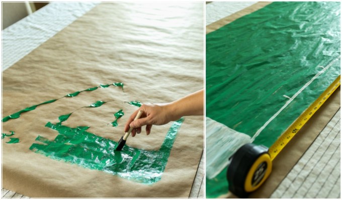 football-runner - party ideas for the big game - thediybungalow.com