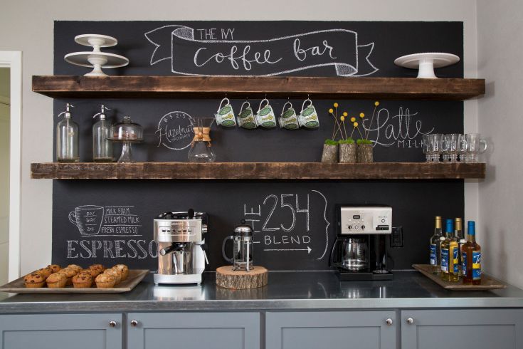 Fixer Upper Coffee Bar - HGTV
