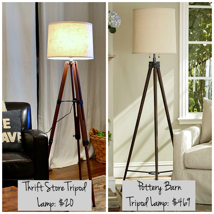 DIY Tripod Floor&nbsp;Lamp