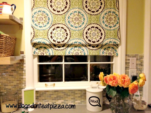 Make faux Roman shades - home projects in thirty minutes or less