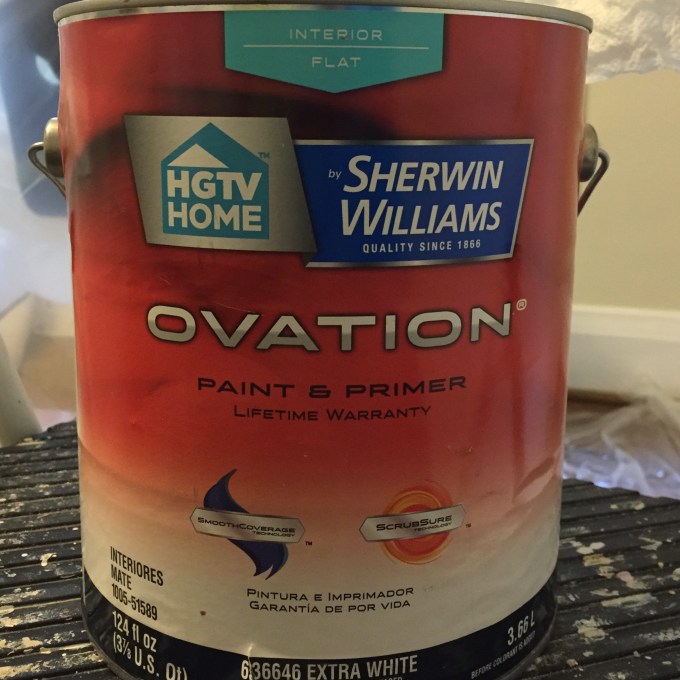 HGTV Home by Sherwin Williams Ovation paint in Cooled Blue - thediybungalow.com