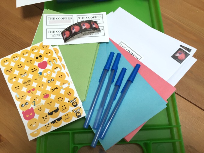 How to make sure your kids write home from camp - what to include - thediybungalow.com