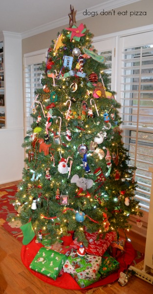 right side tree - 2013 holiday - Dogs Don't Eat Pizza