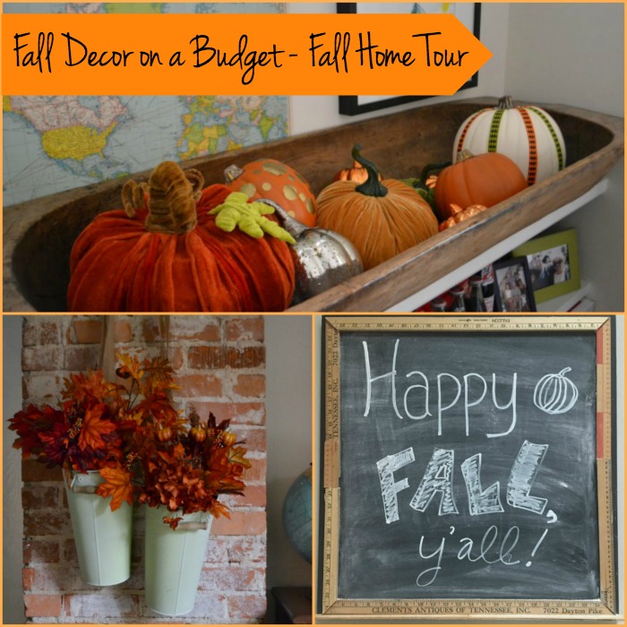 Decorating for fall in your home can be easy and done on a budget - thediybungalow.com