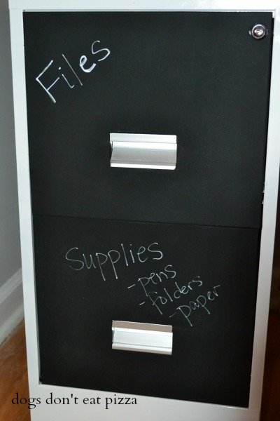 Finished file cabinet - top five tips for shopping at thrift stores - Dogs Don't Eat Pizza