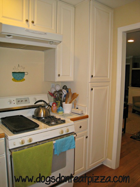 old kitchen stove side