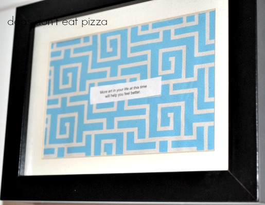 art-framed-fortune - Dogs Don't Eat Pizza