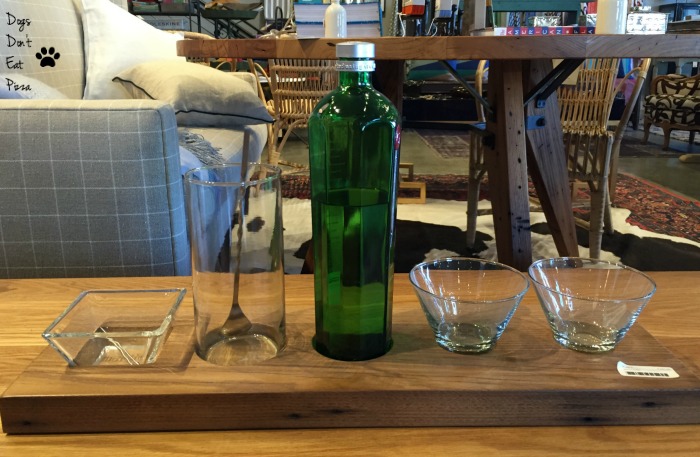 Handmade bar set from steve mckenzie's - thediybungalow.com