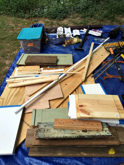 My scrap wood pile - thediybungalow.com