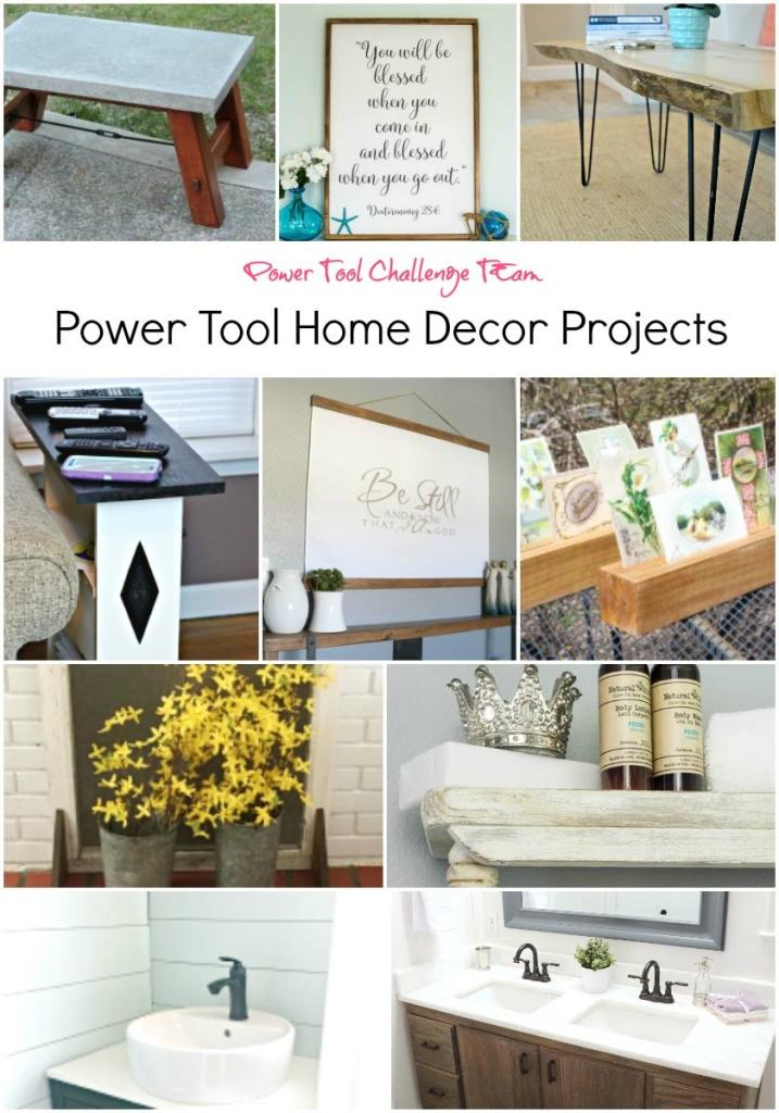 Power Tool Challenge Home Decor Reader Challenge - thediybungalow.com