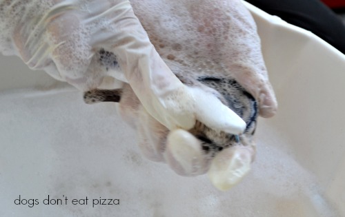 Industrial kitchen cart into bar cart - thediybungalow.com