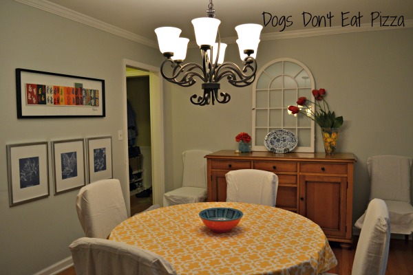 New and improved dining room