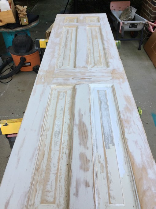 Stripping doors is no joke - thediybungalow.com