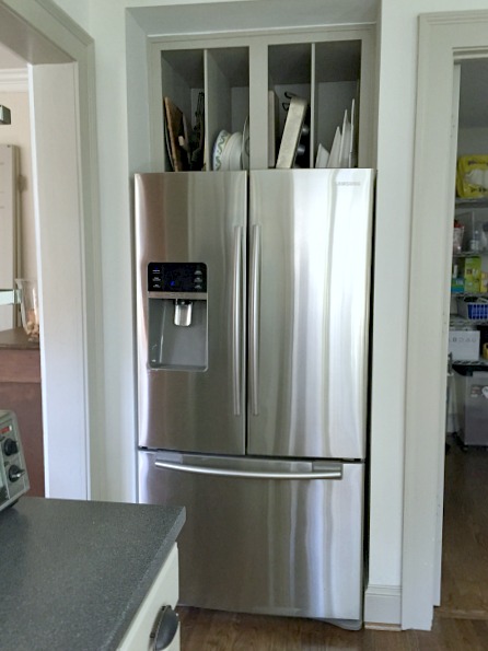 The refrigerator - kitchen reno - Dogs Don't Eat Pizza