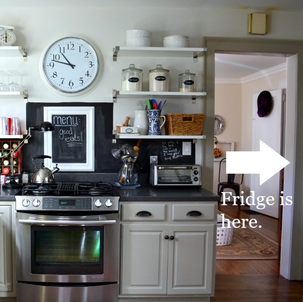 fridge location - kitchen reno - Dogs Don't Eat Pizza