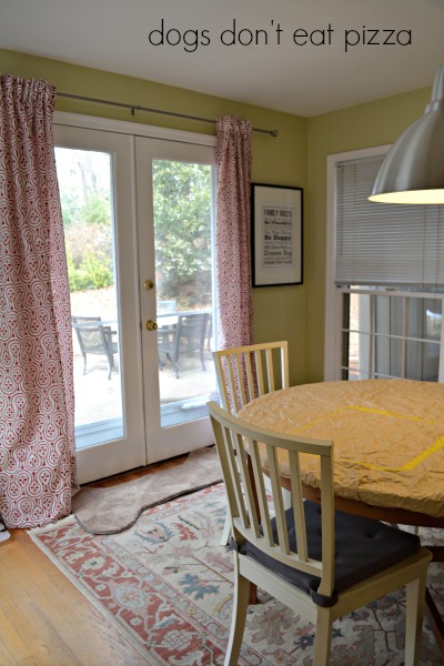 Trust your gut with design - red curtains - thediybungalow.com