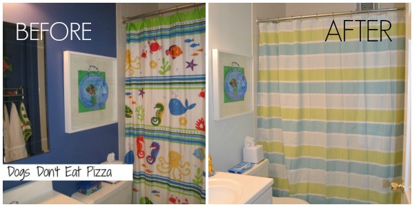 kids' bath before and after - Dogs Don't Eat Pizza
